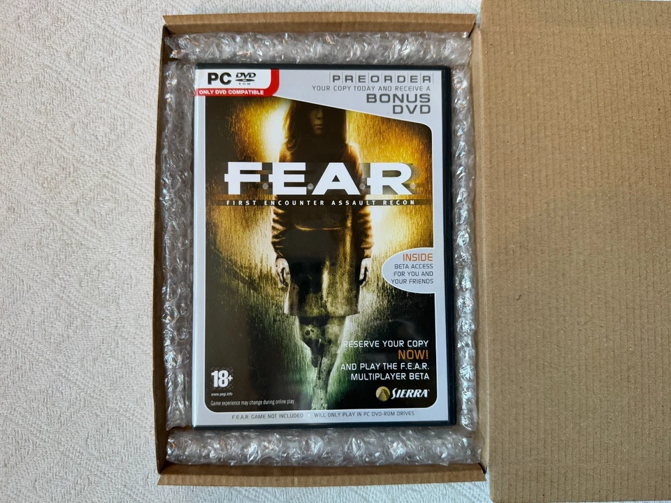 FEAR Pre-Order Bonus DVD First Encounter Assault Recon PC - VGC CIB - Tracked - Image 2 of 4