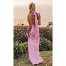 Show Me Your Mumu Lisa Maxi Gown Light Pink Size XS