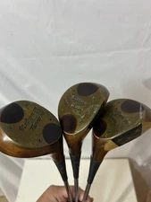 MacGregor Golf Tourney Persimmon 3 4 5 Wood Set Macgregor Pro Shaft Stiff Flex
