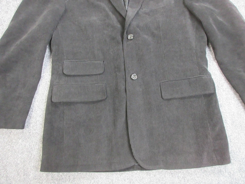 Blazer Brioni Para Hombres 40S Carbón Pana Seda Loro Piana Hecho en Italia SB-2 Foto 2 de 4