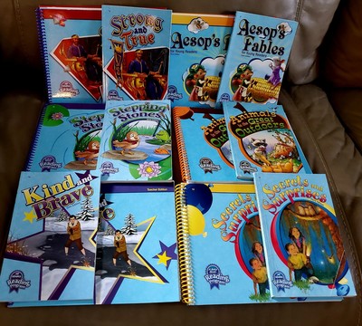 A Beka Abeka 1st Grade Set of Readers & Teacher Edition Books X 12 Home School 