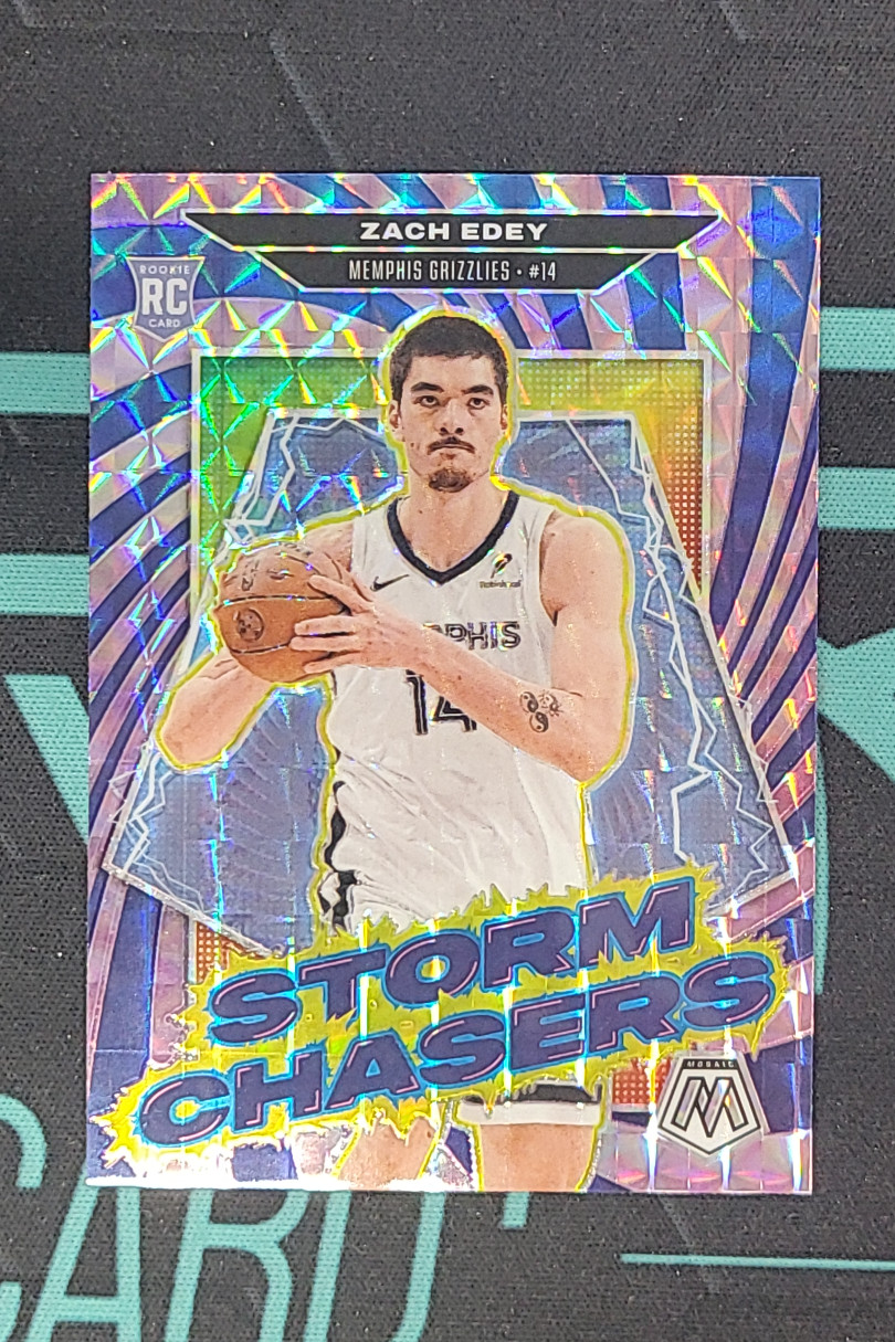 2024-25 Panini Mosaic Zach Edey Storm Chasers RC #12 Grizzlies