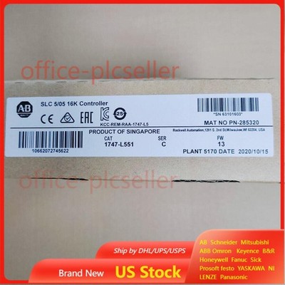 New Sealed AB 1747-L551 SLC 5/05 CPU Processor Unit Module 1747L551 US Free Tax