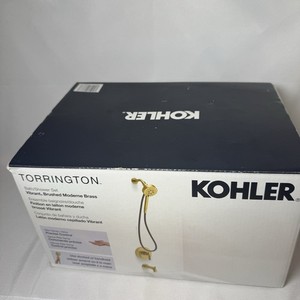 Kohler Chrome Shower Faucet Trim Kit w/ Valve Mixed Condition Untested