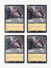 Disney Lorcana Aladdin Cornered Swordsman x4 MINT Set First Chapter 171/204 TCG