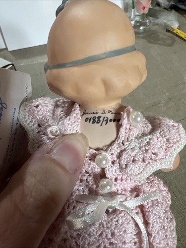 Artist Jeannie DiMauro Bisque "Elizabeth" Reproduction German Heubach Doll 8" - Picture 17 of 24