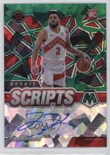 2020 Panini Mosaic Rookie Scripts Green Ice Prizm Jalen Harris #RS-JAL Auto 4i9