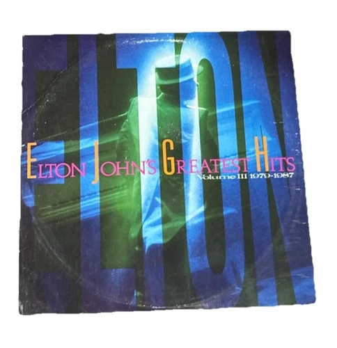 Elton John ‎~ Greatest Hits Volume III 1979-1987 ~ Vintage LP  Geffen GHS 24153