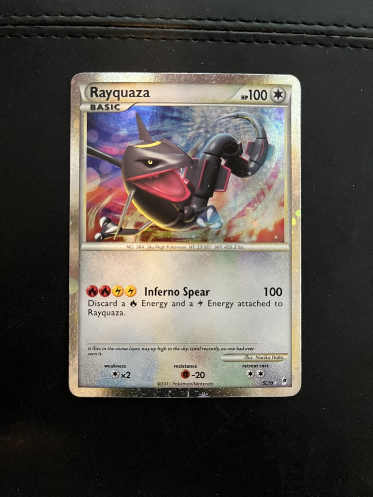 Pokémon TCG Rayquaza Call of Legends SL10 Shiny Holo Rare Card