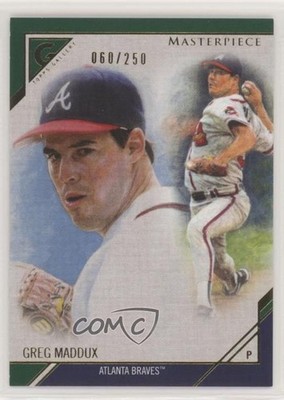 2017 Topps Gallery Masterpieces Green 60/250 Greg Maddux #MP-27 HOF h3a