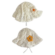 Comfortable Baby Sunhat Sun Protection Bucket Caps Lovely Floral Fisherman Hat