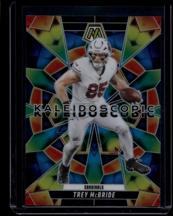 2025 Panini Mosaic Football Trey McBride #15 Kaleidoscopic
