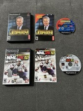 NHL 2K10 & Jeopardy PS2 PlayStation 2