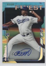 2014 Topps Finest Rookie Black Refractor 83/99 Onelki Garcia #RA-OG Auto 0f8