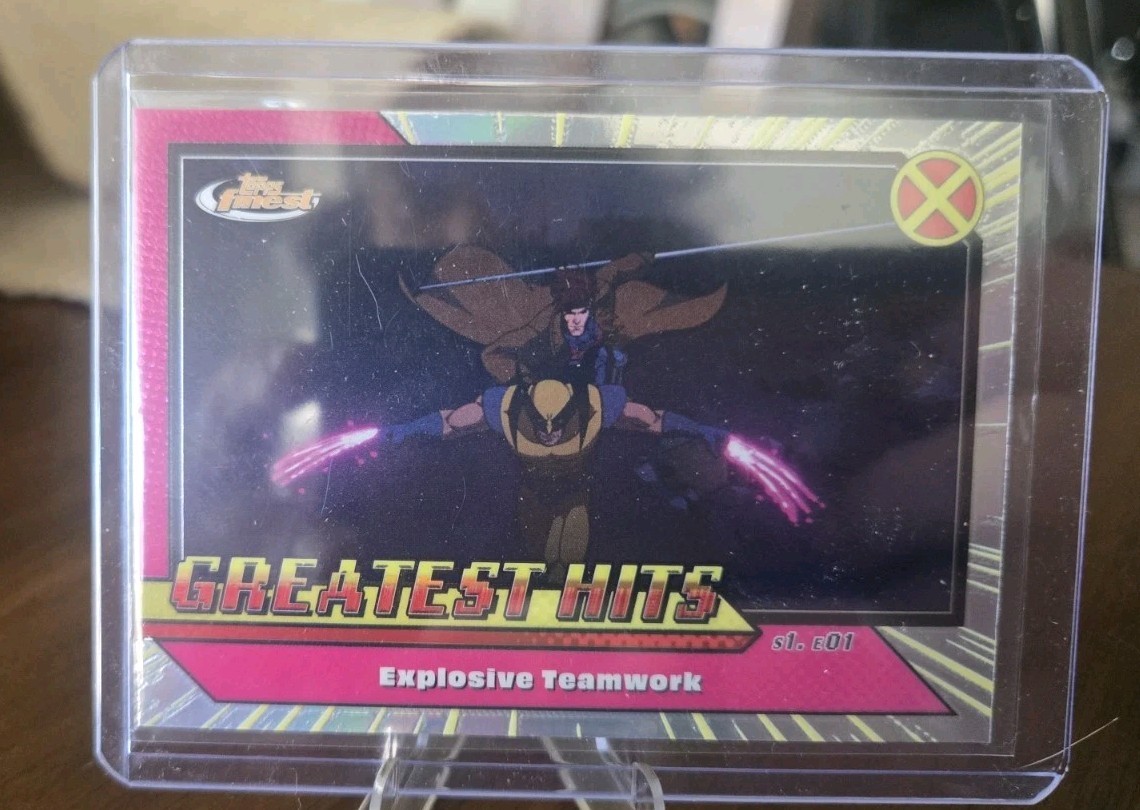 MINT 2025 Topps Finest X-Men '97 Greatest Hits Explosive Teamwork #GH-3