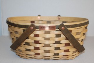 LONGABERGER 2007 BASKETFEST REUNION BASKET AMERICAN CRAFT TRADITIONS ACT