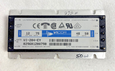 Vicor DC-DC Converter 12v to 48v, VI-204-EY