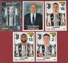 5 PANINI FOOTBALLERS 2025-26 FIGURINES STICKERS UPGRADE JUVENTUS