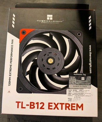 TL-B12 Extreme CPU Fan Cooler Industrial Grade High Speed 3150RPM 120mm
