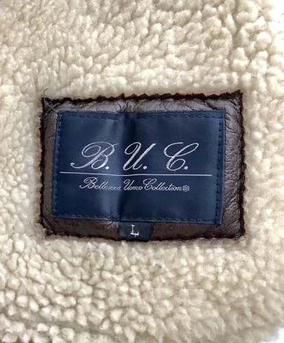 Bellezza Uomo Collection                    Shearling jacket brown image 7