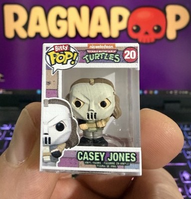 Funko Bitty Pop TMNT Casey Jones #20 Ninja Turtles 1/6 Chase (0,9 Zoll groß)