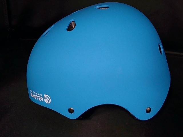 Helmet Adult Large Cycling Skating Blue Om-skb