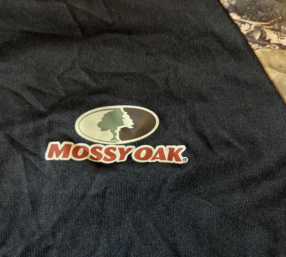 Mossy Oak Camouflage & Black Long Sleeve Shirt Size XL - Image 4 of 4