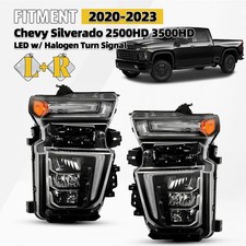 For 2020-2023 Chevy Silverado 2500HD 3500HD LED Headlights Headlamps Left+Right