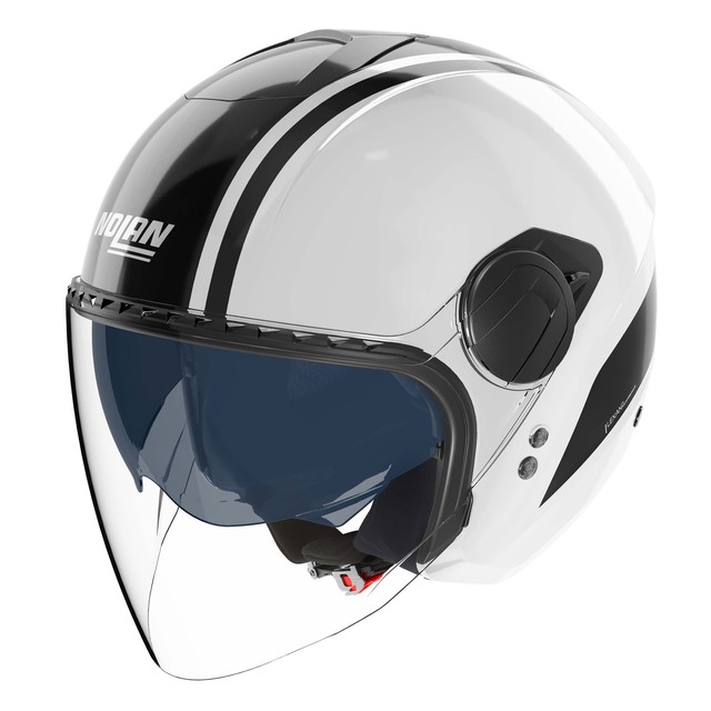 Casque Jet Urbain NOLAN N20-2 Visor Dolce Vita 348 Blanc Noir