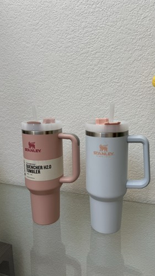 #ad NEW STANLEY Adventure Quencher 40 Oz Tumbler Straw Cup CLOUD PINK DUSK $199.99