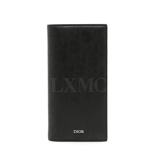 Portefeuille Dior Oblique Galaxy Long Noir Vertical Wallet 2ESBC002VPD 118548371