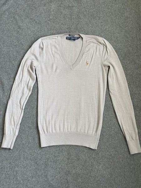 Women Lauren Ralph Lauren Sweater Grey Wool S