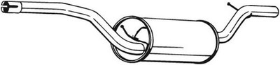 BOSAL Mittelschalldämpfer 278-165 für FORD FOCUS DM2 MAX 2 Turnier