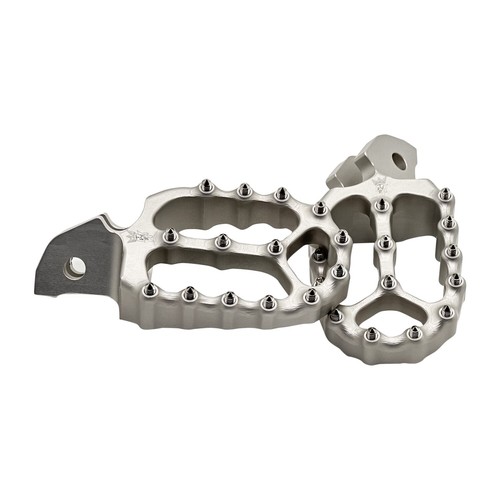 Surron Light Bee Footpegs Silver Custom Reinforced for Sur-Ron Light Bee Made EU - Picture 4 of 6