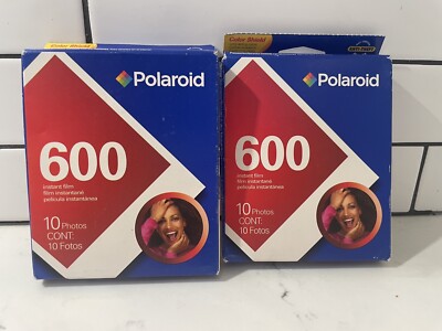 Polaroid 600 Film (2 Pack, 20 Photos) New Unopened Expired 8/2005