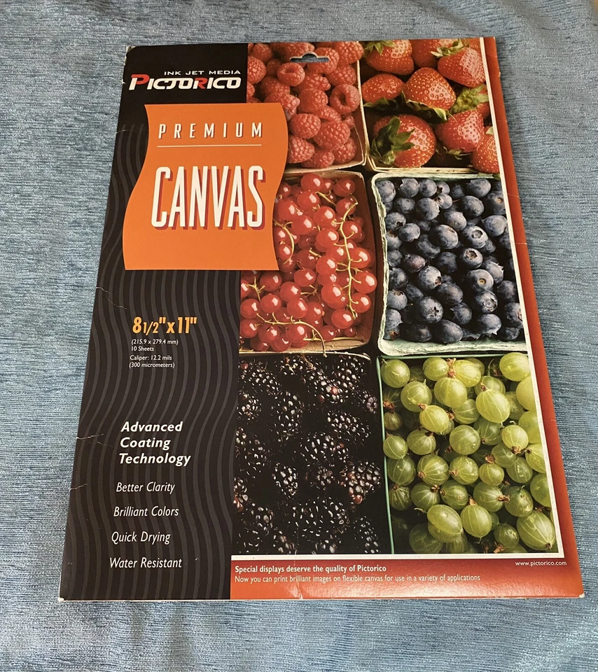 Pictorico 8 1/2 x 11 Inch Premium Canvas Paper 10 Sheets - Image 3 of 4