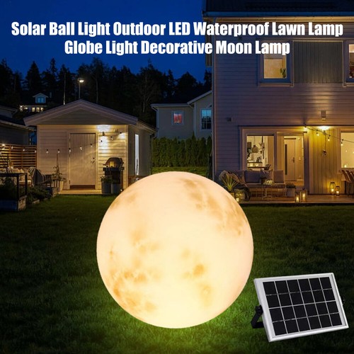 Outdoor LED Solarleuchte Kugelleuchte-Lampe Lampe Globus Licht Dekor - Picture 11 of 17