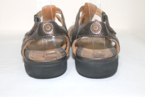 Unstructured Clark’s Artisan Bronze Leather Size 8.5 M Sandals Women’s Comfort - Picture 7 of 10