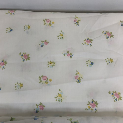 Lenzuolo Burlington House Gold Star misto cotone blu floreale doppio lotto di 2 - Foto 2 di 4