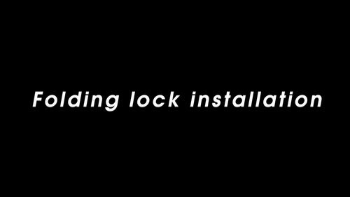 WEST BIKING Mini Bike Chain Lock Bicycle Foldable Lock Anti-theft Keys Lock 63cm - Video 1 of 1