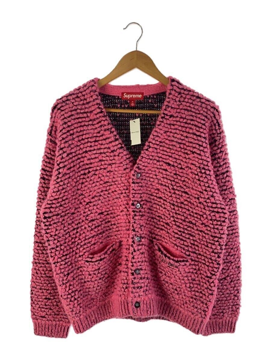 Supreme Cardigan 24FW Textured Knotted M Acrylic Pink Solid Supreme Cardigan 24FW Textured Knotted M Acrylic Pink Solid