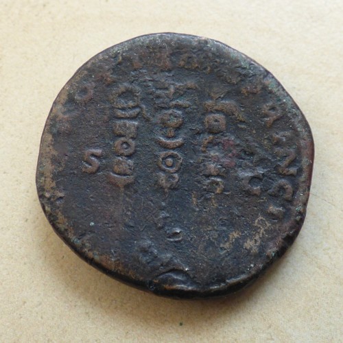 TRAJAN, 98-117 AD. AE AS, ROME MINT 103 AD . The Roman Empire - Picture 3 of 5