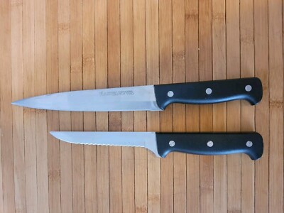 2 J.A. HENCKELS INTERNATIONAL EVER SHARP PRO 7.5''/5.5'' Blades  Knives Japan.OBO 