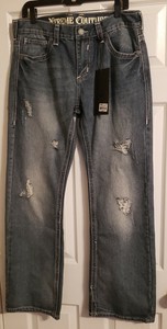 Xtreme-couture-jeans-Bootcut-Medium-wash-tag-32-ACTUAL-35x32-Clearance-sale