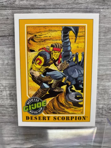 1991 Impel Hasbro GI Joe Series 1 Trading Card #75 DESERT SCORPION Mint