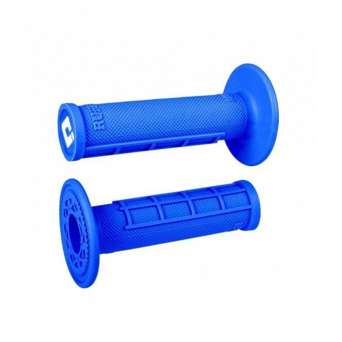 ODI Ruffian Half Waffle MX Motocross Grips - Blue