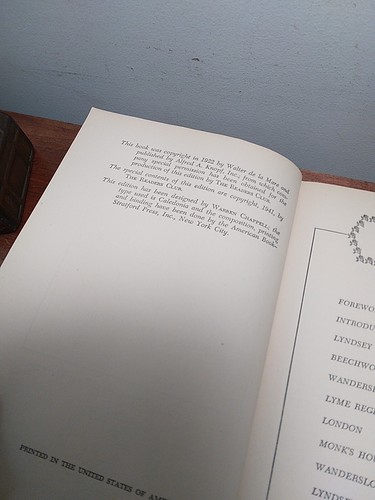 Walter de la Mare: Memoirs of a Midget. Hardcover, 1941 - Picture 7 of 17