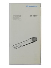Sennheiser BF 1081-U Manuale Di Istruzioni In Italiano E Varie Lingue