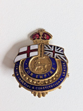 Badge, lapel, British, Junior Imperial and Constitutional League