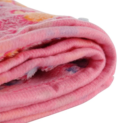 Warm Pet Dog Cat Paw Print Fleece Blanket Dog Cat Fleece Blanket Bed Mat Cover - Picture 7 of 35